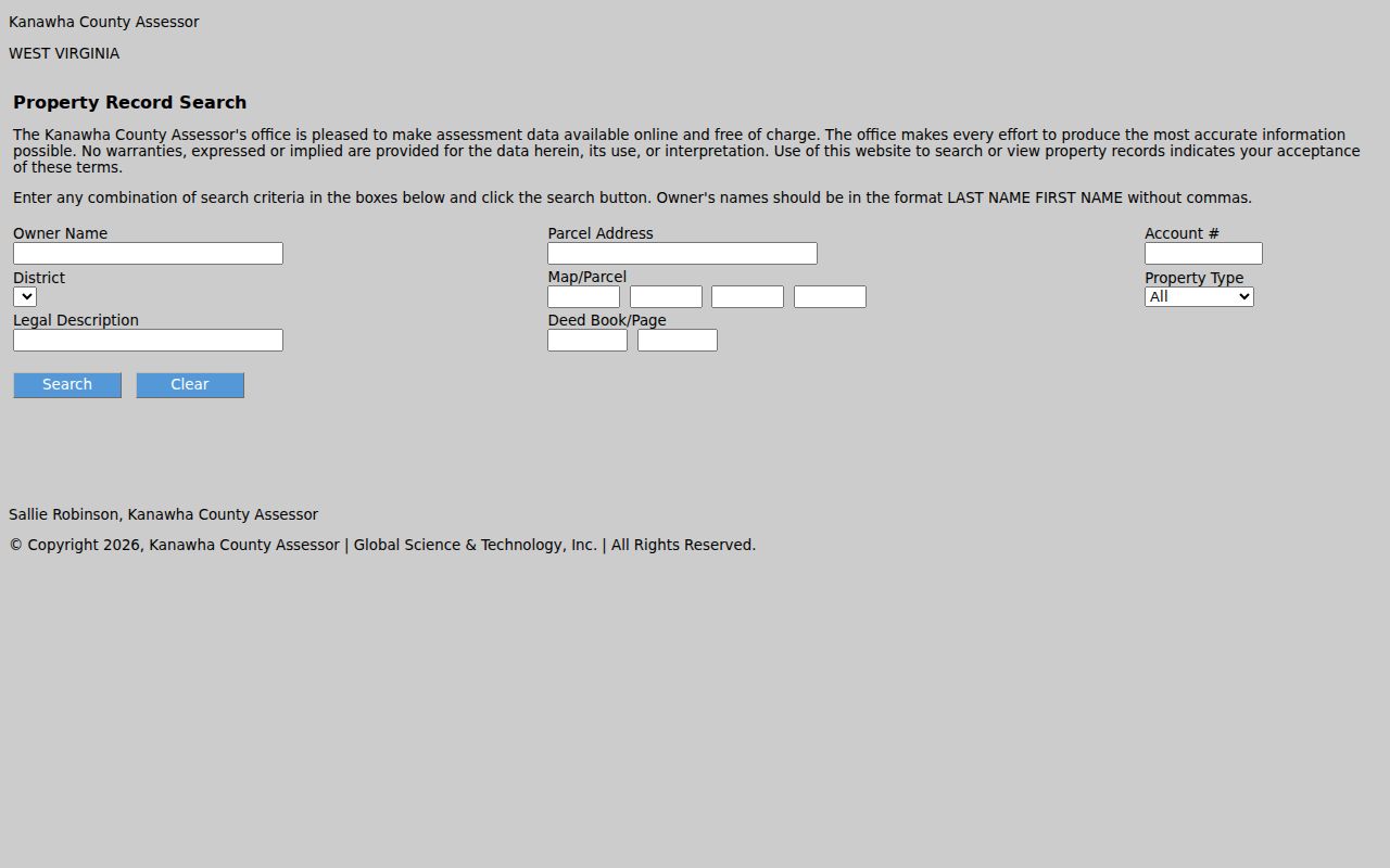 Nitro residents directory assessor form